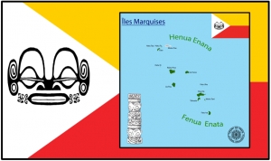 ATAHENUA O TE HENUA ENANA - CARTE OFFICIELLE DES &Icirc;LES MARQUISES
